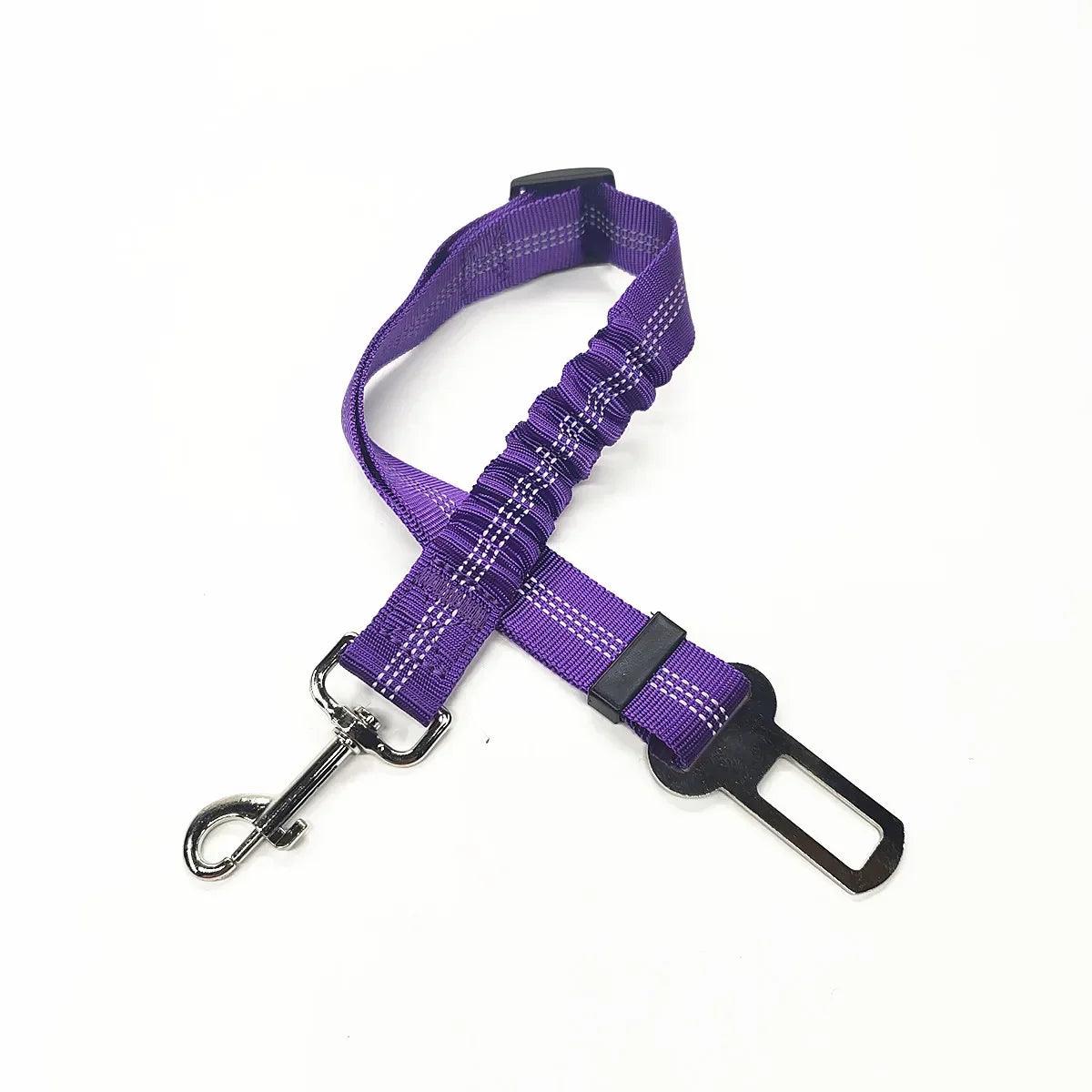 Adjustable Pet Car Seat Belt – Safety Harness Clip