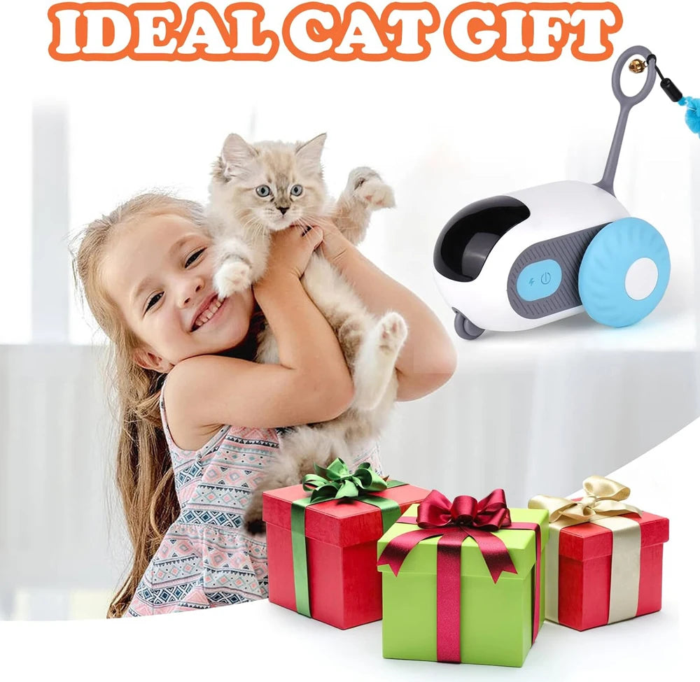 Smart Remote-Controlled Cat Toy Car – Interactive Play for Cats & Dogs