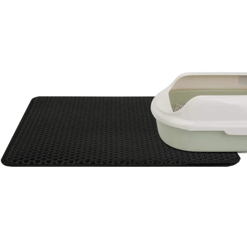 Waterproof Double-Layer Cat Litter Mat – Non-Slip & Easy to Clean