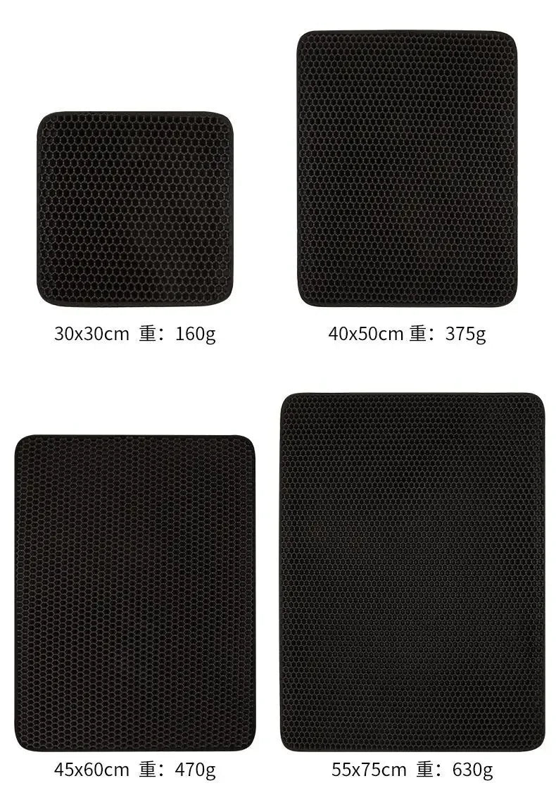 Waterproof Double-Layer Cat Litter Mat – Non-Slip & Easy to Clean