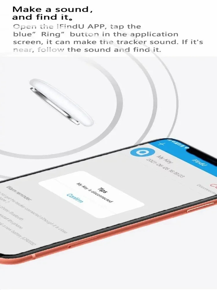 Mini Smart GPS Tracker – Bluetooth Locator for Pets, Kids & Bags