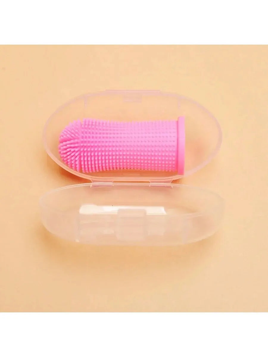 Pet Finger Toothbrush – Oral Cleaning for Cats & Dogs