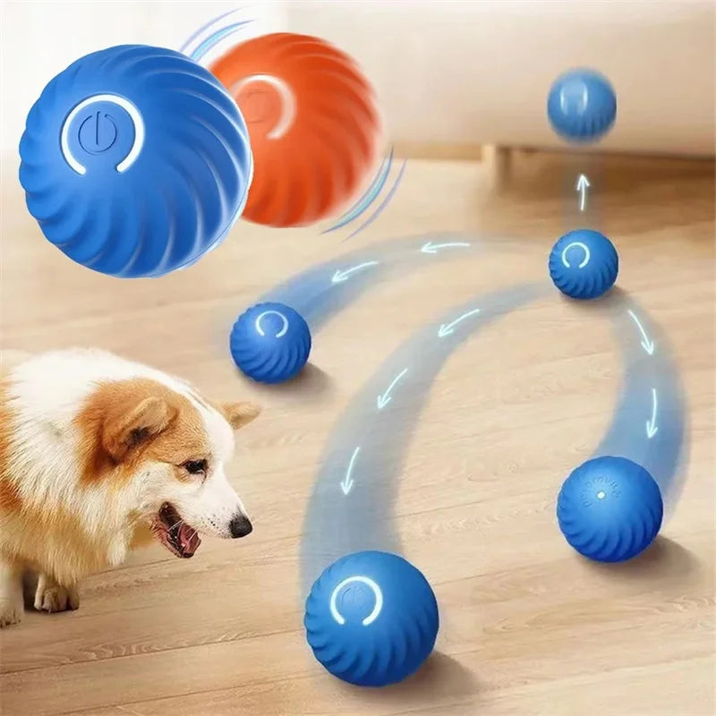 Smart Interactive Dog Toy Ball – USB Rechargeable & Automatic Moving