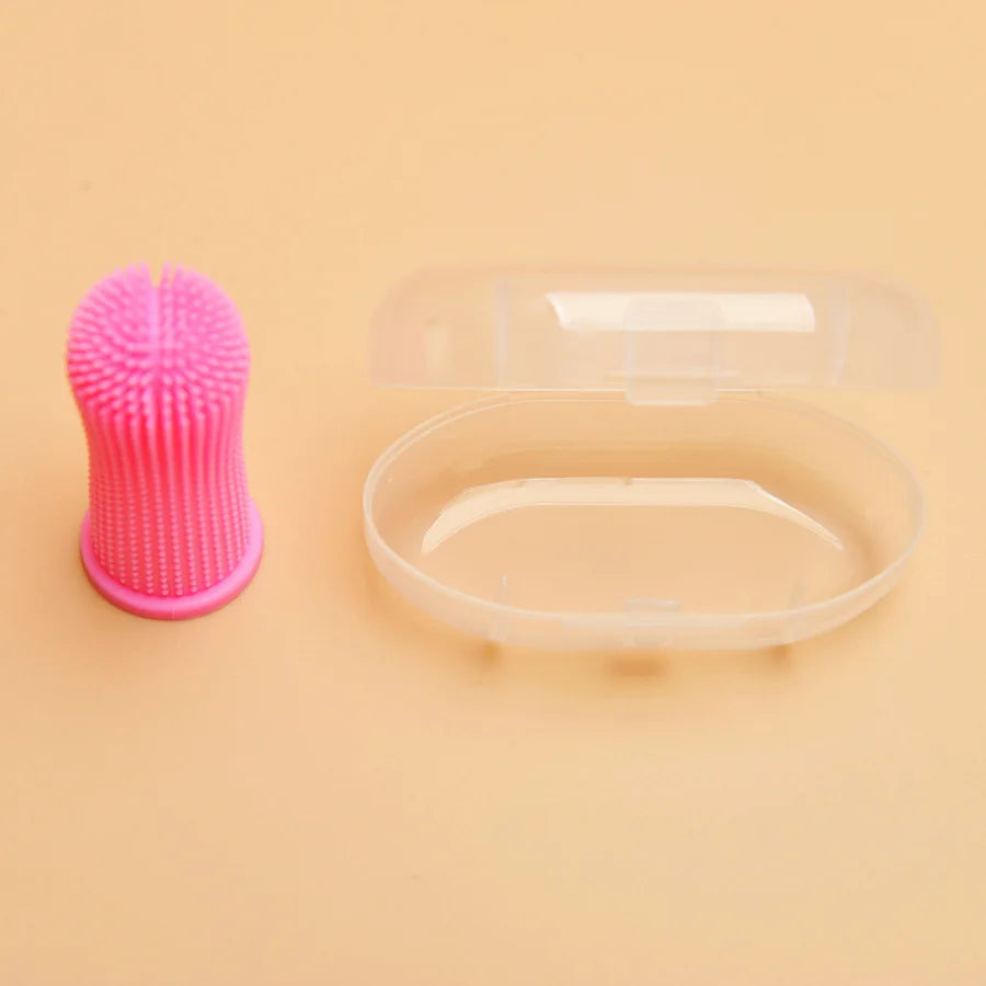 Pet Finger Toothbrush – Oral Cleaning for Cats & Dogs
