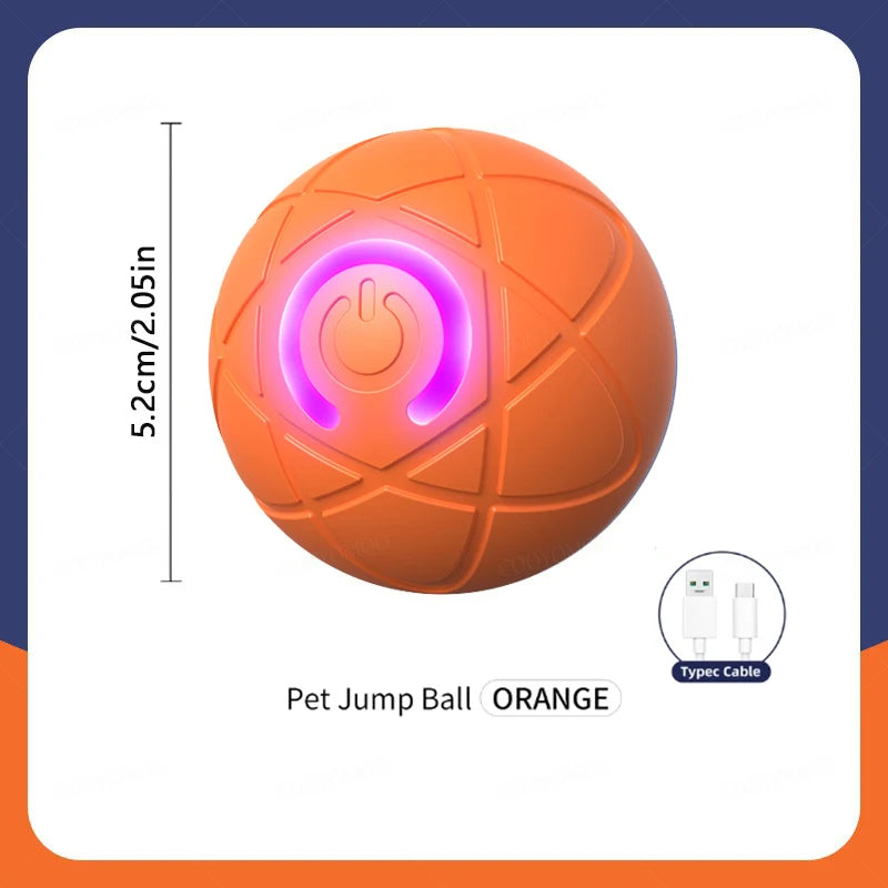 Smart Interactive Dog Toy Ball – USB Rechargeable & Automatic Moving