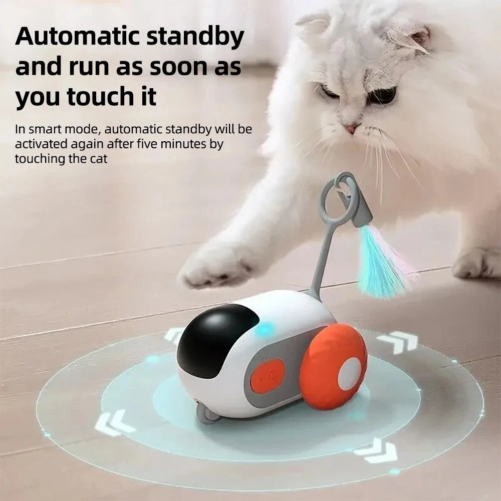 Smart Remote-Controlled Cat Toy Car – Interactive Play for Cats & Dogs
