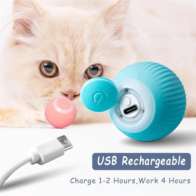 Smart Interactive Dog Toy Ball – USB Rechargeable & Automatic Moving