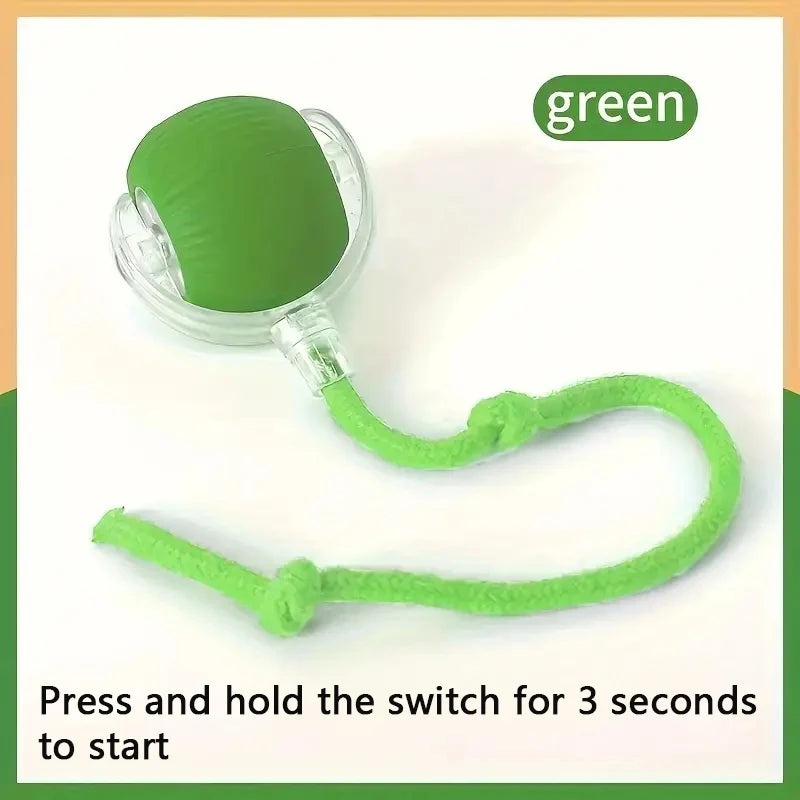 Smart Interactive Dog Toy Ball – USB Rechargeable & Automatic Moving