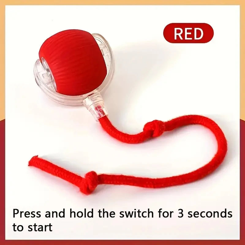 Smart Interactive Dog Toy Ball – USB Rechargeable & Automatic Moving