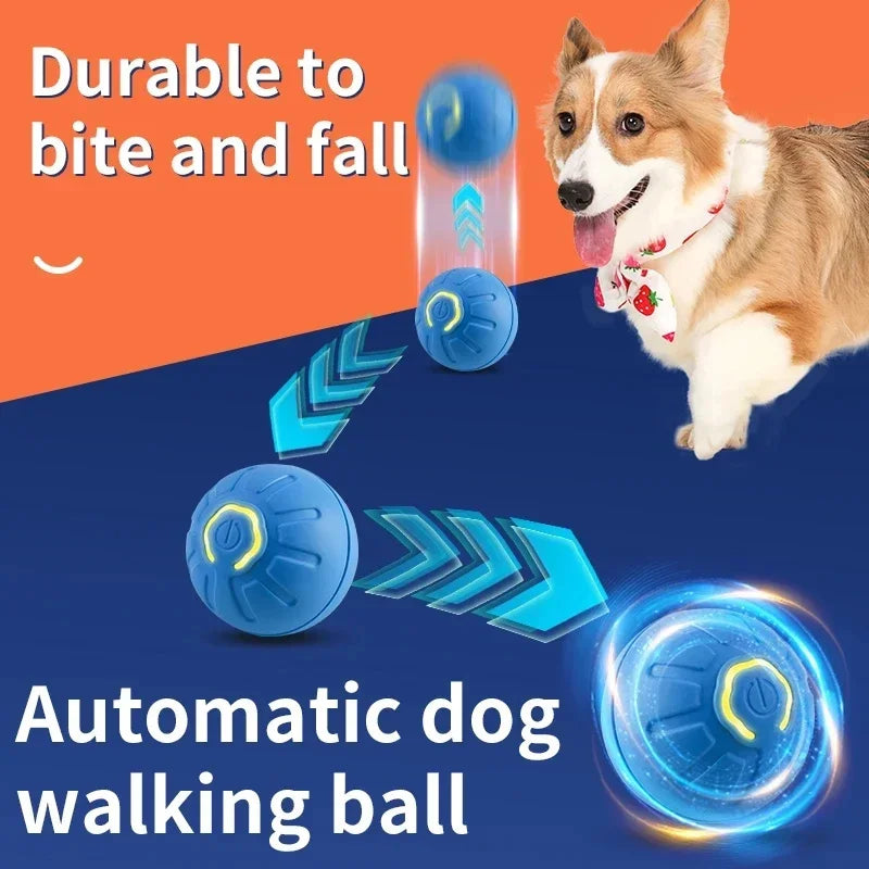 Smart Interactive Dog Toy Ball – USB Rechargeable & Automatic Moving