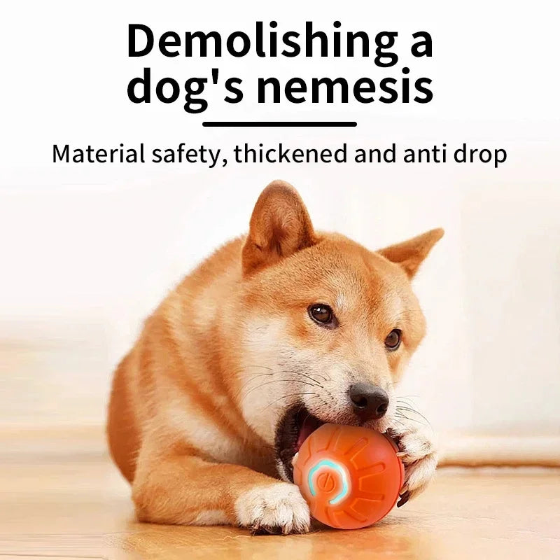 Smart Interactive Dog Toy Ball – USB Rechargeable & Automatic Moving