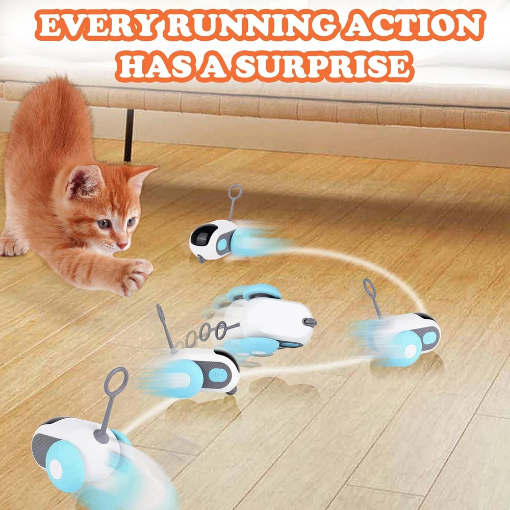 Smart Remote-Controlled Cat Toy Car – Interactive Play for Cats & Dogs