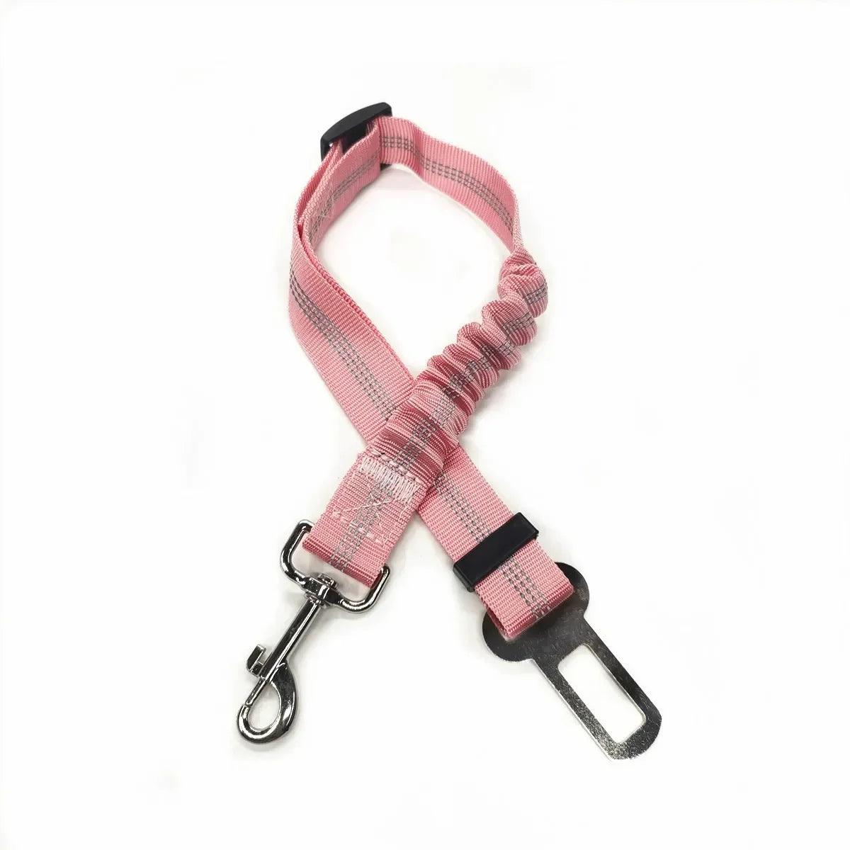 Adjustable Pet Car Seat Belt – Safety Harness Clip