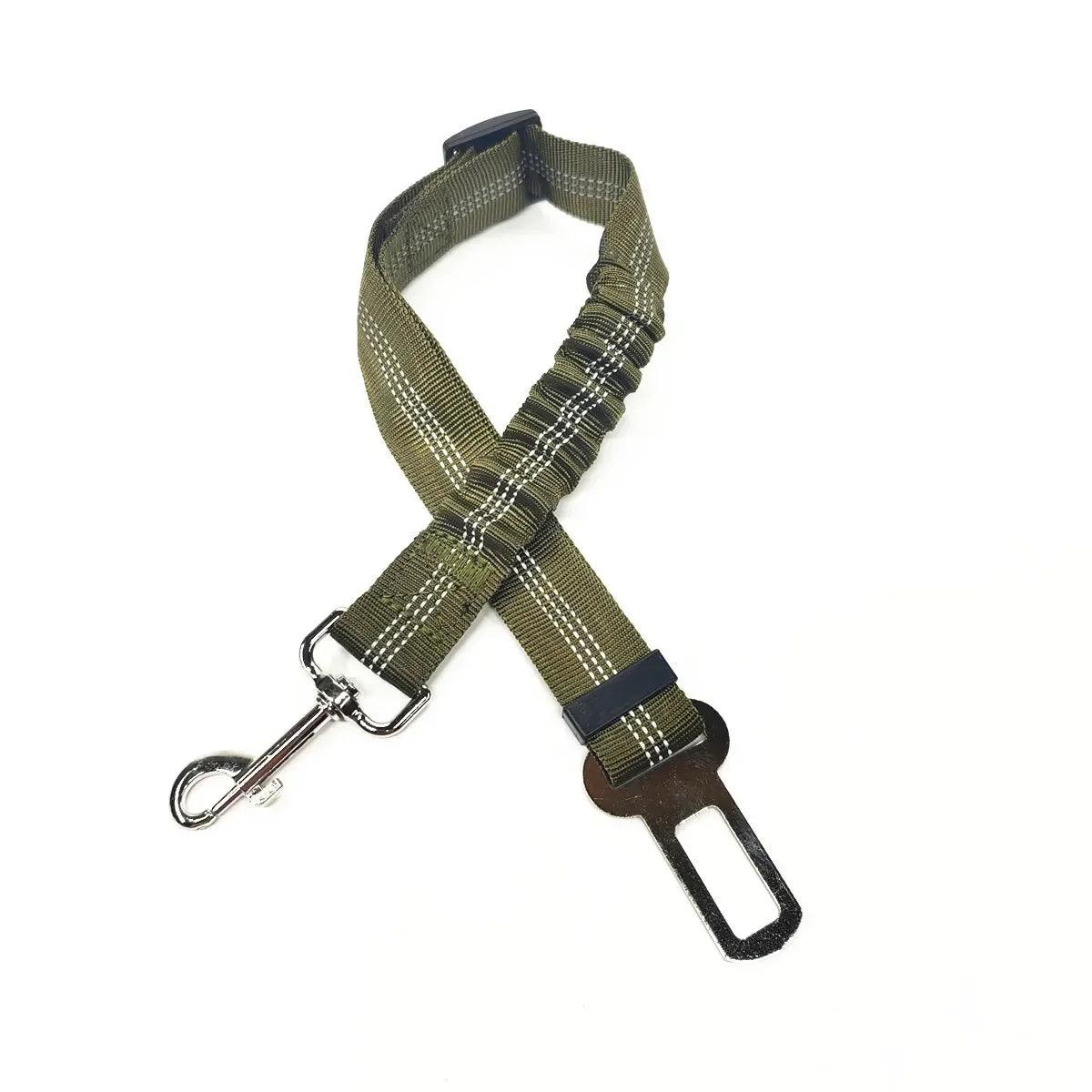 Adjustable Pet Car Seat Belt – Safety Harness Clip