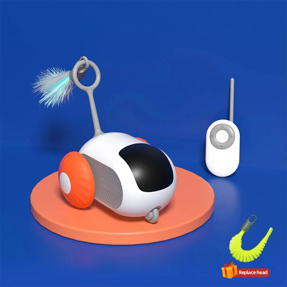 Smart Remote-Controlled Cat Toy Car – Interactive Play for Cats & Dogs