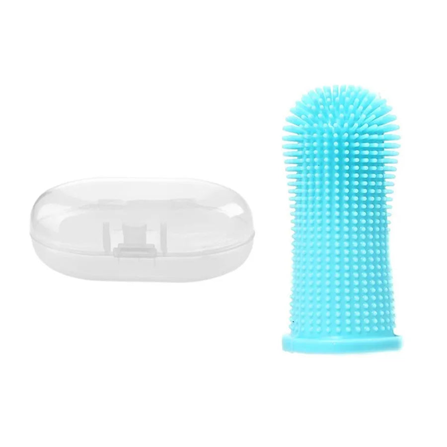 Pet Finger Toothbrush – Oral Cleaning for Cats & Dogs