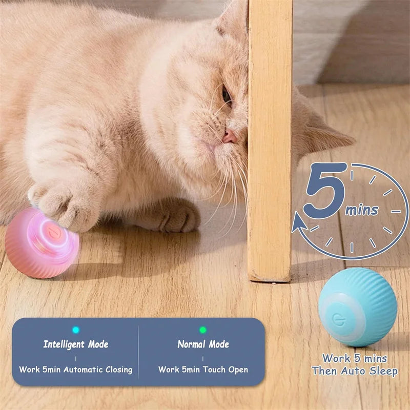 Smart Interactive Dog Toy Ball – USB Rechargeable & Automatic Moving