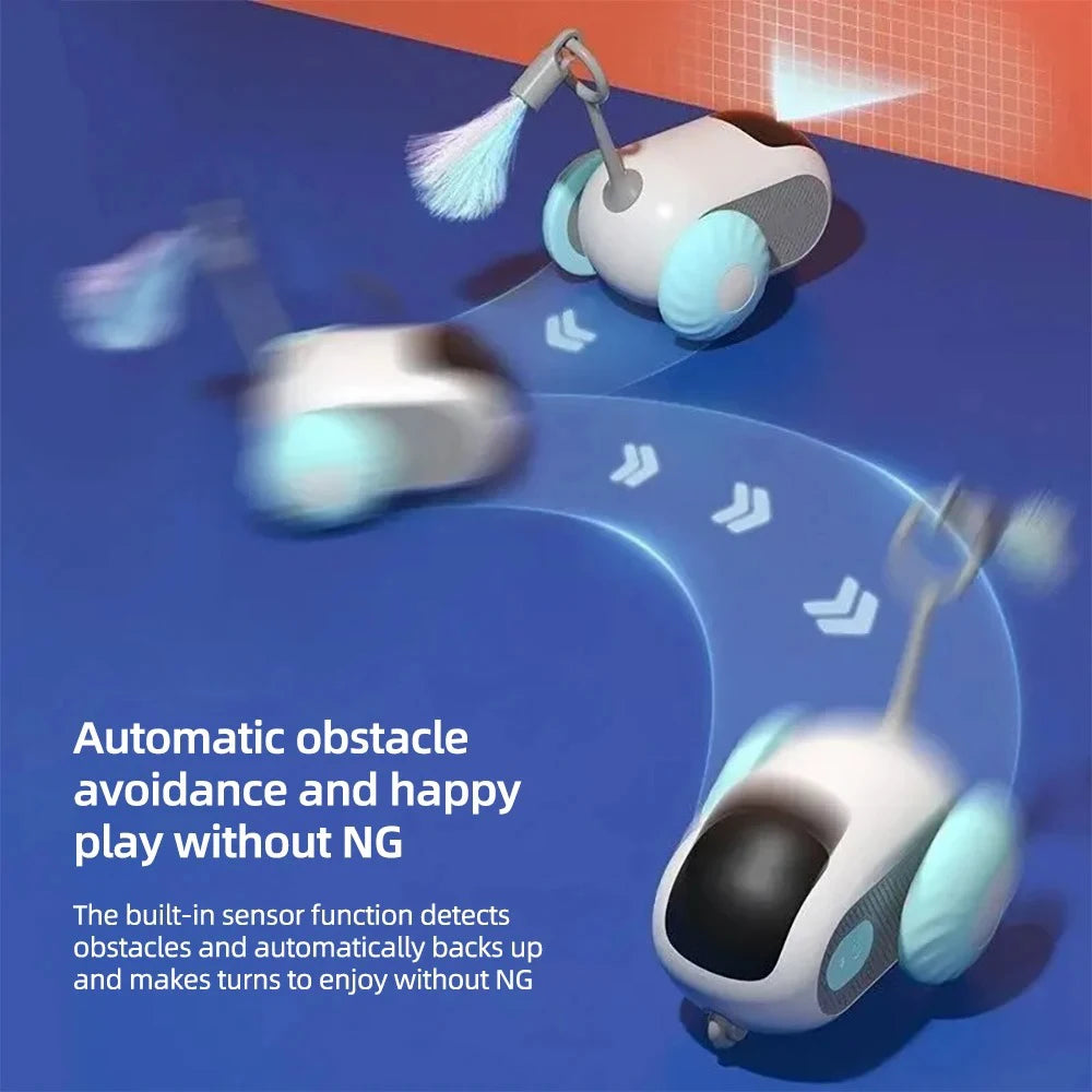 Smart Remote-Controlled Cat Toy Car – Interactive Play for Cats & Dogs