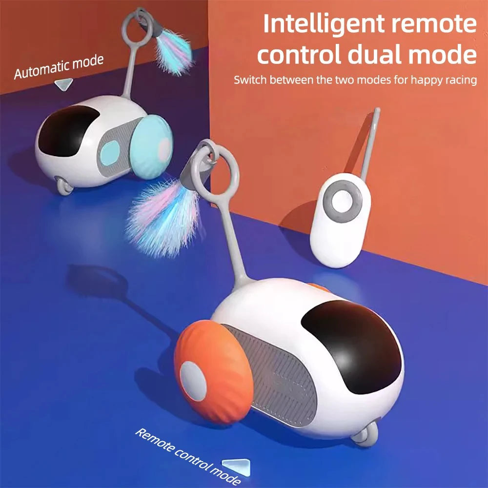 Smart Remote-Controlled Cat Toy Car – Interactive Play for Cats & Dogs