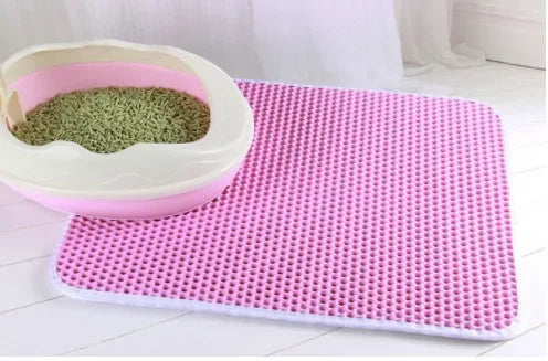 Waterproof Double-Layer Cat Litter Mat – Non-Slip & Easy to Clean